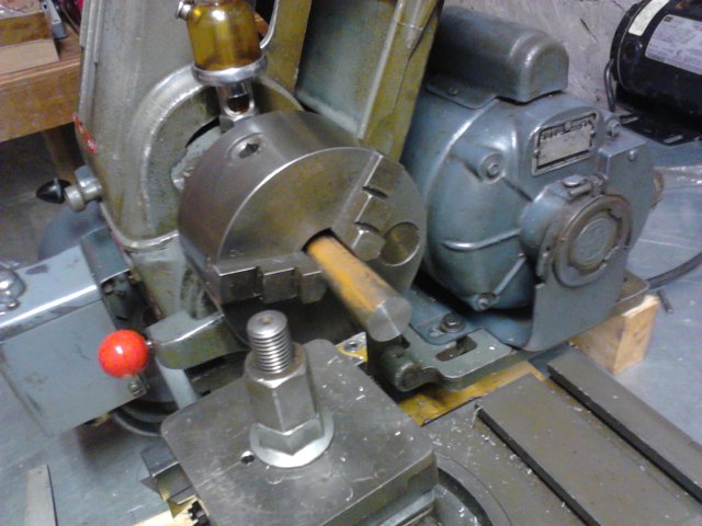Faced and chamfered steel round