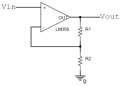 Non-inverting opamp